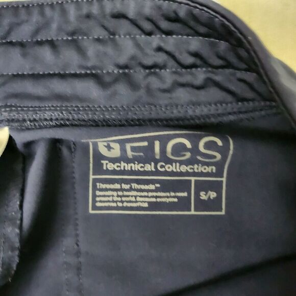 Figs Zamora Joggers‎ Scrub Pants Womens Small Petite SP Blue Uniform Nurse - Picture 2 of 10